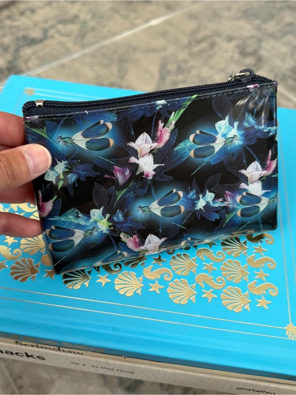 Catseye London Dragonfly Pouch / Beauty Bag